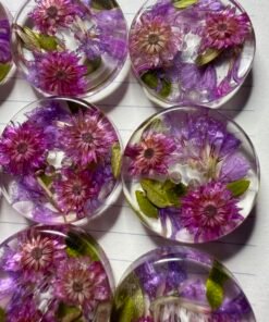 Set de Botones florales 25mm