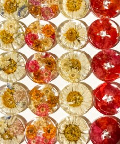 Alternative view of Set de Botones florales 25mm